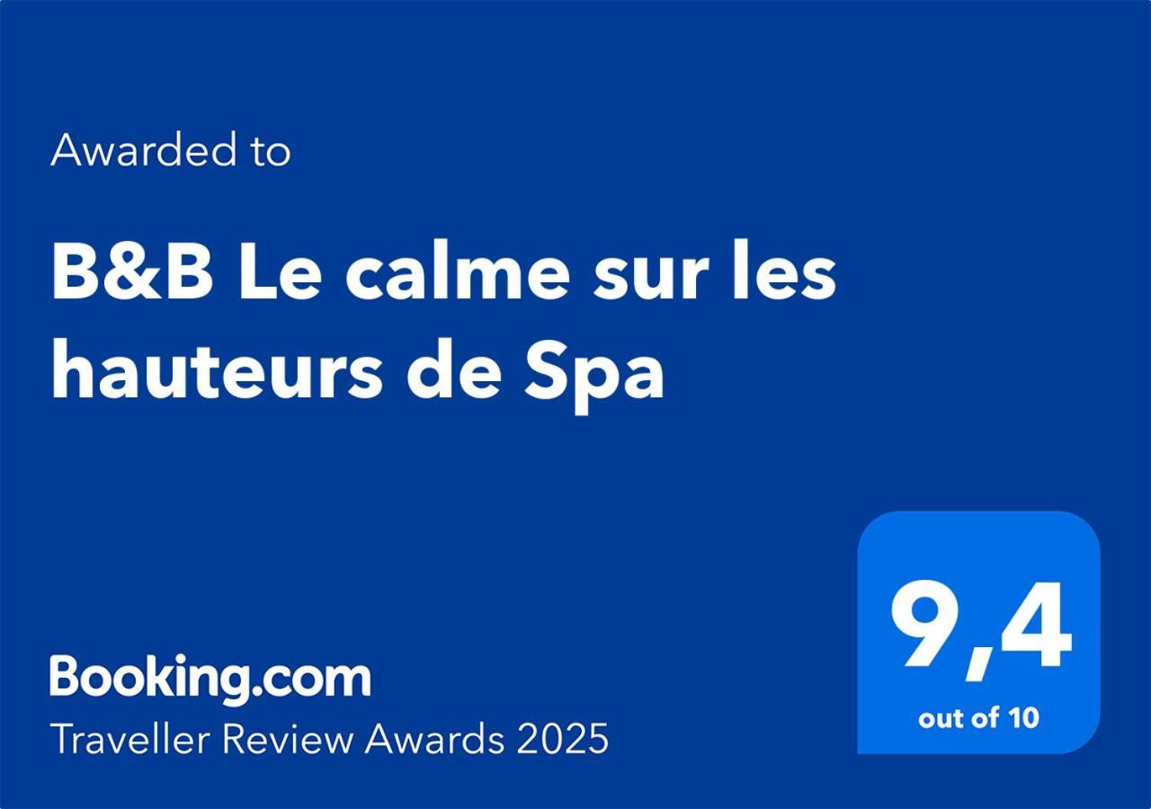 B&B Le Calme Sur Les Hauteurs De Spa Tiege Exterior photo